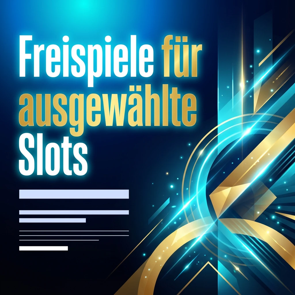 Freispiele für ausgewählte Slots